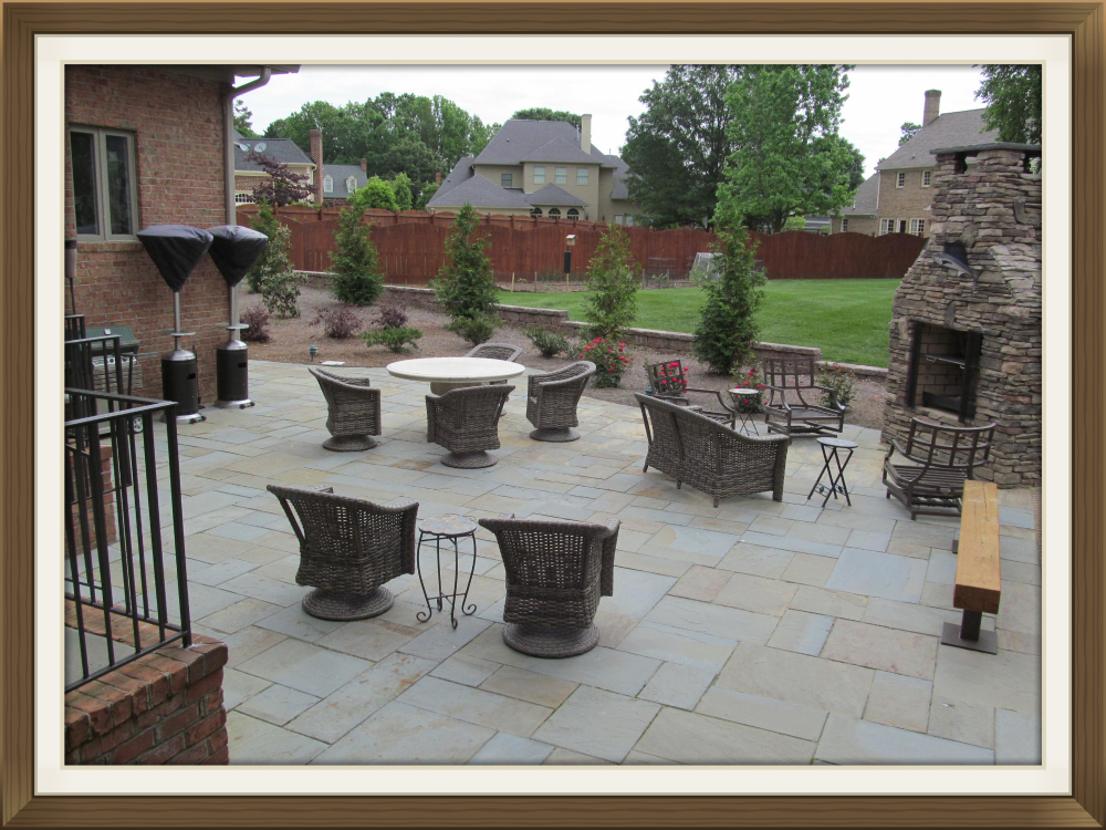 patio design completed 